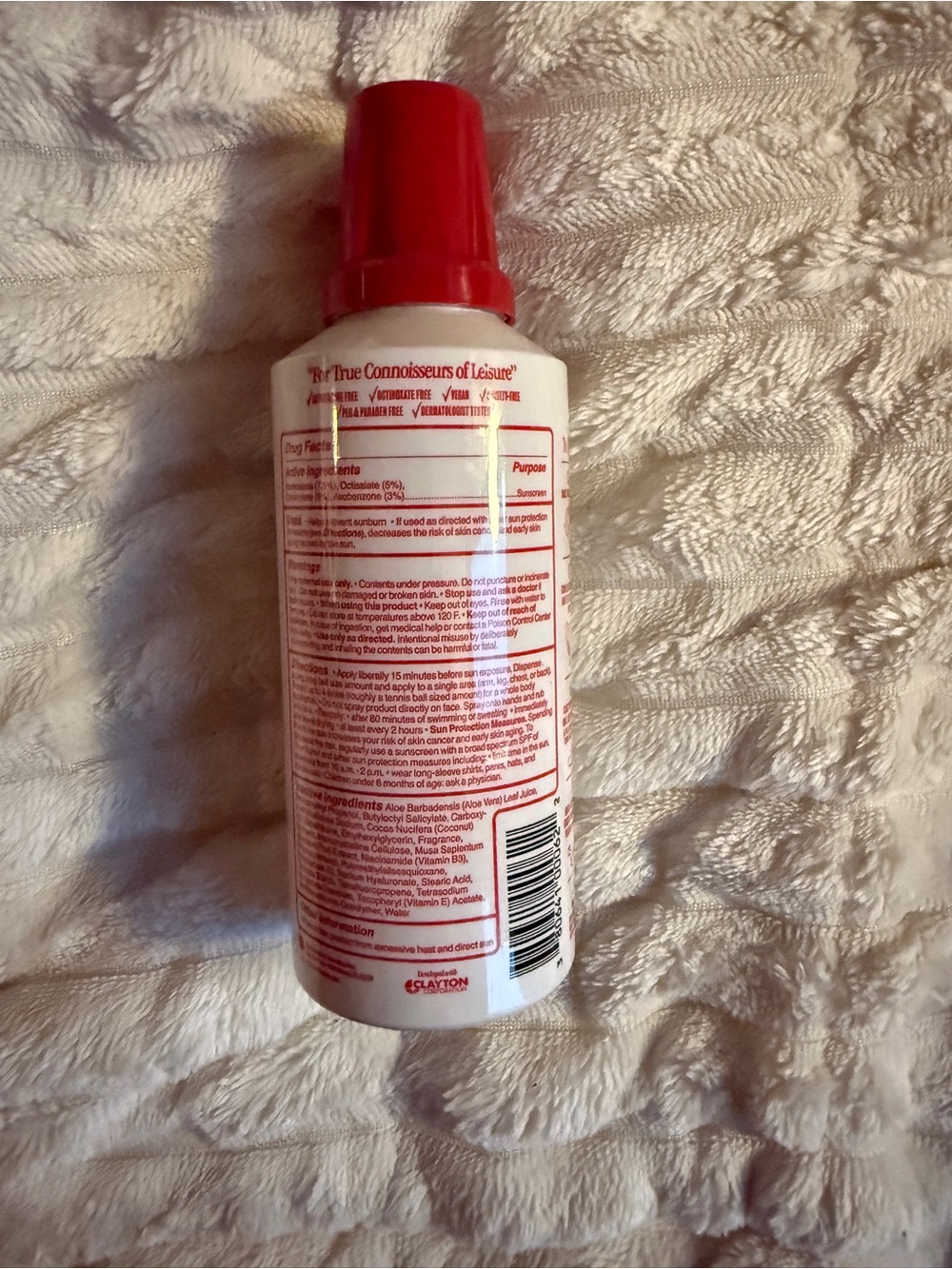 VACATION Classic Whip SPF 30 Sunscreen Mousse NEW - Picture 4 of 5